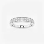 GWA149 - 2/5 ctw Round Lab Grown Diamond Double Row Wedding Band