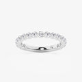 GWA150 - 1 ctw Round Lab Grown Diamond Three Quarter Eternity Wedding Band