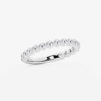 GWA150 - Additional Image 1 for  1 ctw Round Lab Grown Diamond Three Quarter Eternity Wedding Band