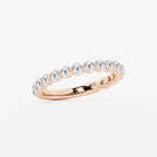 GWA150 - Additional Image 1 for  1 ctw Round Lab Grown Diamond Three Quarter Eternity Wedding Band