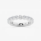 GWA150 - product video for 2 ctw Round Lab Grown Diamond Three Quarter Eternity Wedding Band
