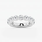 GWA150 - product video for 3 ctw Round Lab Grown Diamond Three Quarter Eternity Wedding Band
