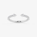 GWA152 - 1/4 ctw Round Lab Grown Diamond Nesting Wedding Band