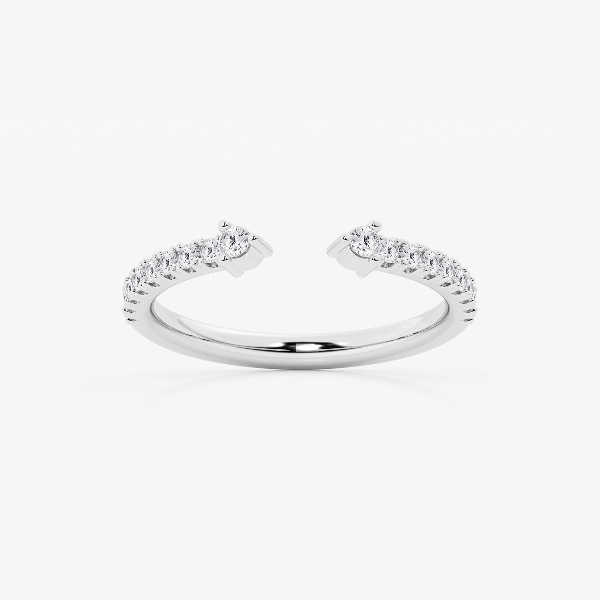 GWA152 - 1/4 ctw Round Lab Grown Diamond Nesting Wedding Band