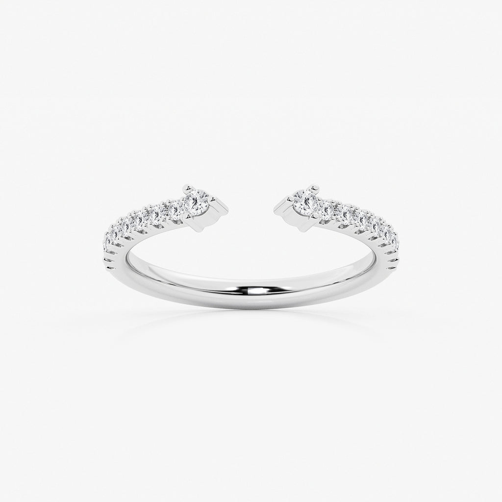 GWA152 - product video for 1/4 ctw Round Lab Grown Diamond Nesting Wedding Band