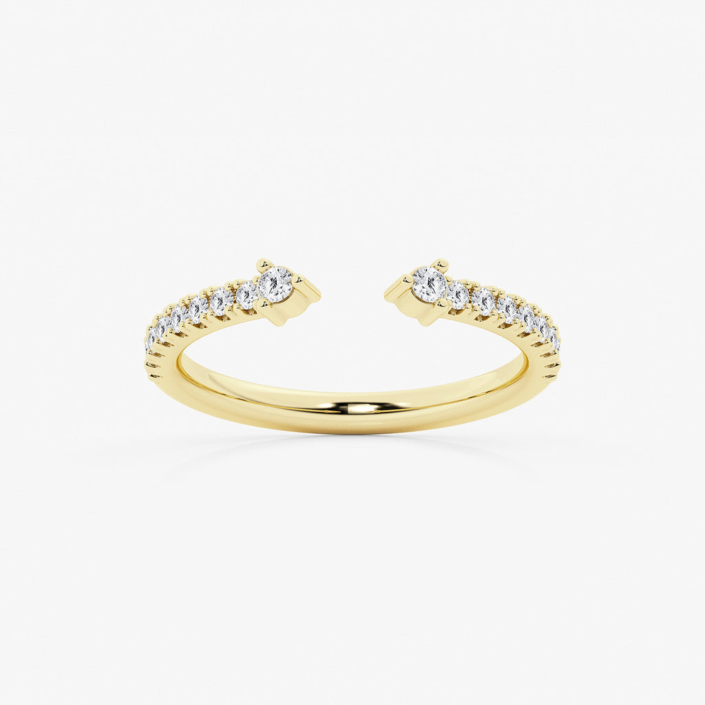 GWA152 - product video for 1/4 ctw Round Lab Grown Diamond Nesting Wedding Band