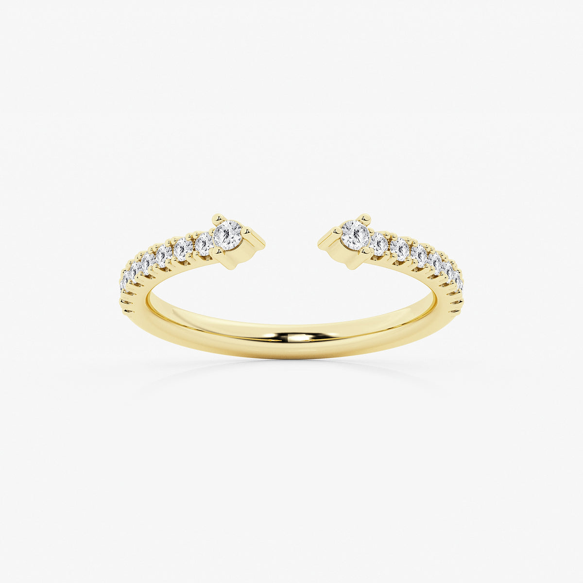 GWA152 - product video for 1/4 ctw Round Lab Grown Diamond Nesting Wedding Band