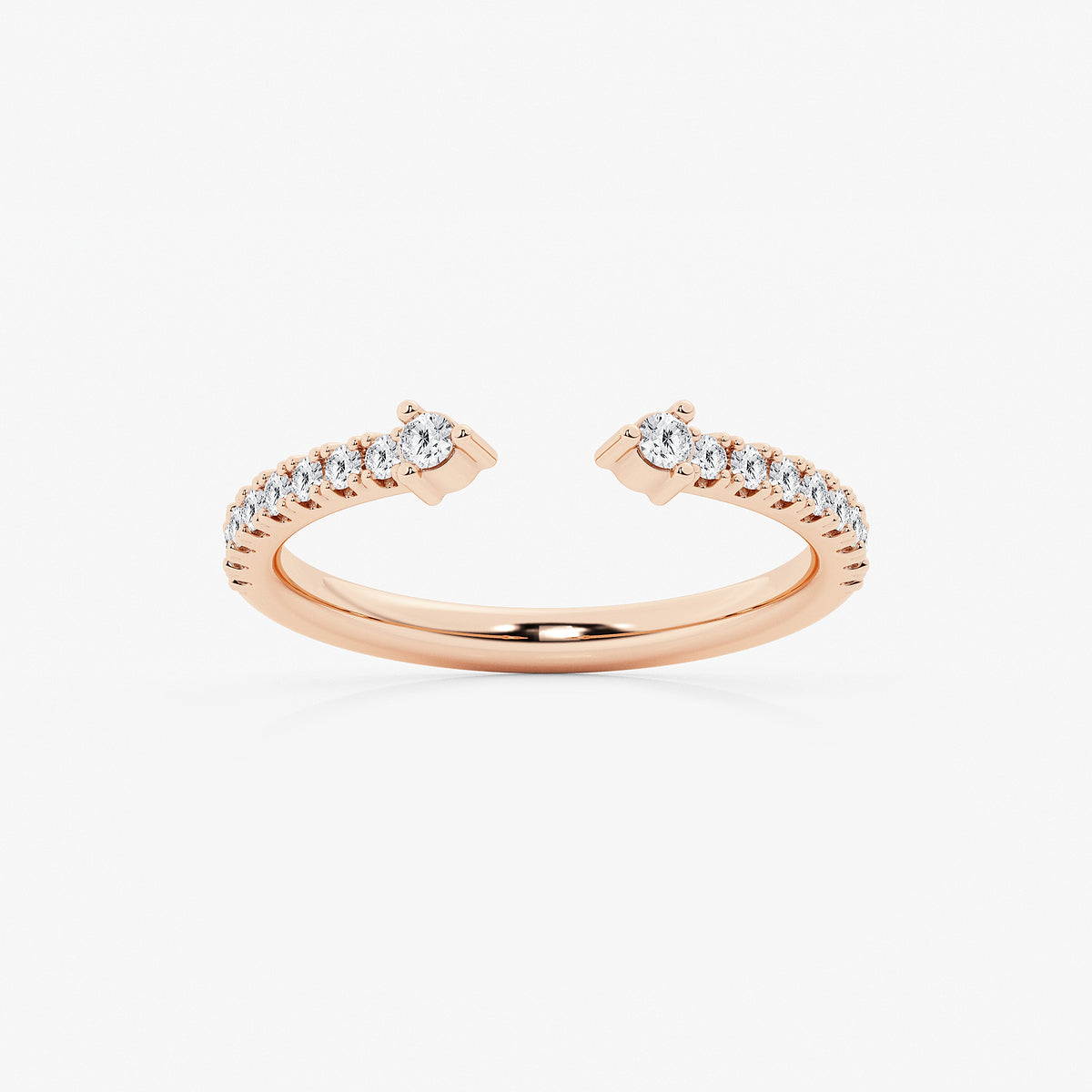 GWA152 - product video for 1/4 ctw Round Lab Grown Diamond Nesting Wedding Band