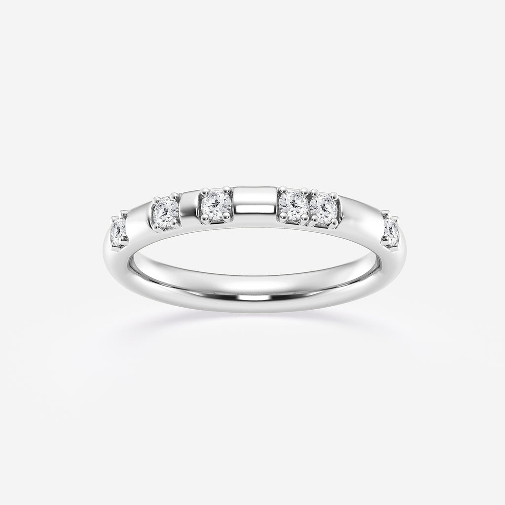 GWA153 - product video for 1/5 ctw Round Lab Grown Diamond Contemporary High Comfort Fit Wedding Band