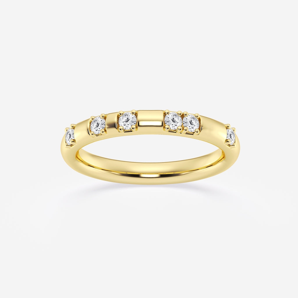 GWA153 - product video for 1/5 ctw Round Lab Grown Diamond Contemporary High Comfort Fit Wedding Band