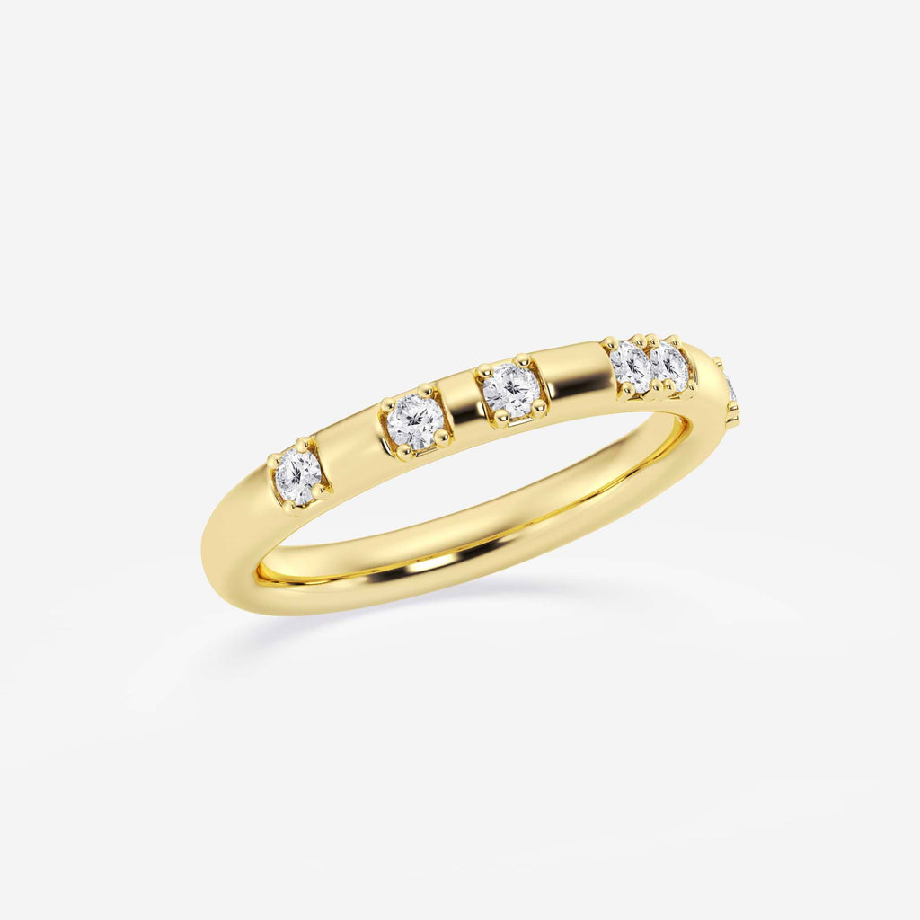 GWA153 - Additional Image 1 for  1/5 ctw Round Lab Grown Diamond Contemporary High Comfort Fit Wedding Band