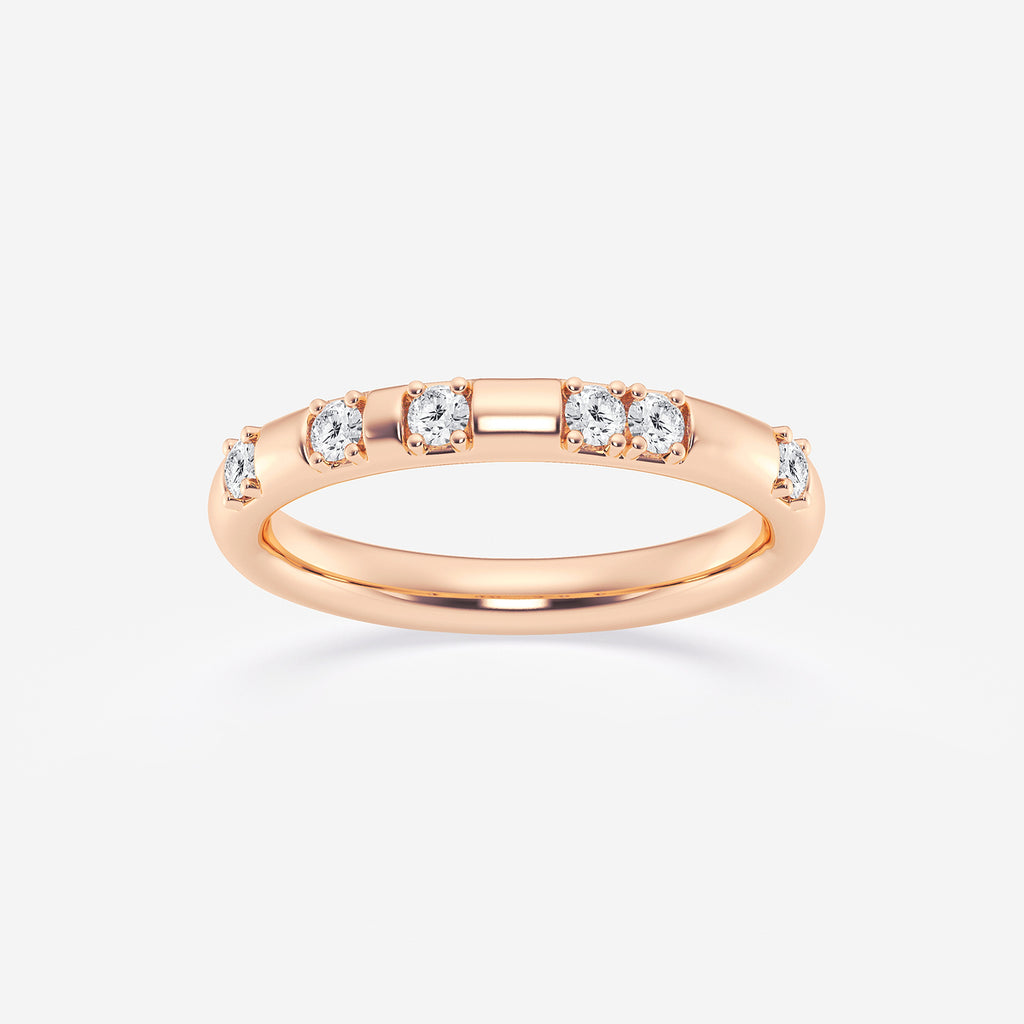 GWA153 - product video for 1/5 ctw Round Lab Grown Diamond Contemporary High Comfort Fit Wedding Band