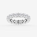 GWA156 - 3 3/4 ctw Round Lab Grown Diamond  Eternity Band - 4mm Width