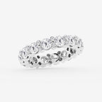 GWA156 - Additional Image 1 for  3 3/4 ctw Round Lab Grown Diamond  Eternity Band - 4mm Width