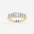 GWA161 - 2 1/2 ctw Emerald Lab Grown Diamond Five Stone Anniversary Band