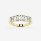 GWA161 - 2 1/2 ctw Emerald Lab Grown Diamond Five Stone Anniversary Band