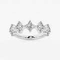 GWA163 - 3 ctw Flower Lab Grown Diamond Five Stone Anniversary Band