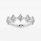 GWA163 - product video for 3 ctw Flower Lab Grown Diamond Five Stone Anniversary Band