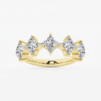 GWA163 - product video for 3 ctw Flower Lab Grown Diamond Five Stone Anniversary Band