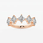 GWA163 - product video for 3 ctw Flower Lab Grown Diamond Five Stone Anniversary Band
