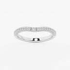 GWA165 - product video for 2/5 ctw Round Lab Grown Diamond Prong Set Contour Wedding Band
