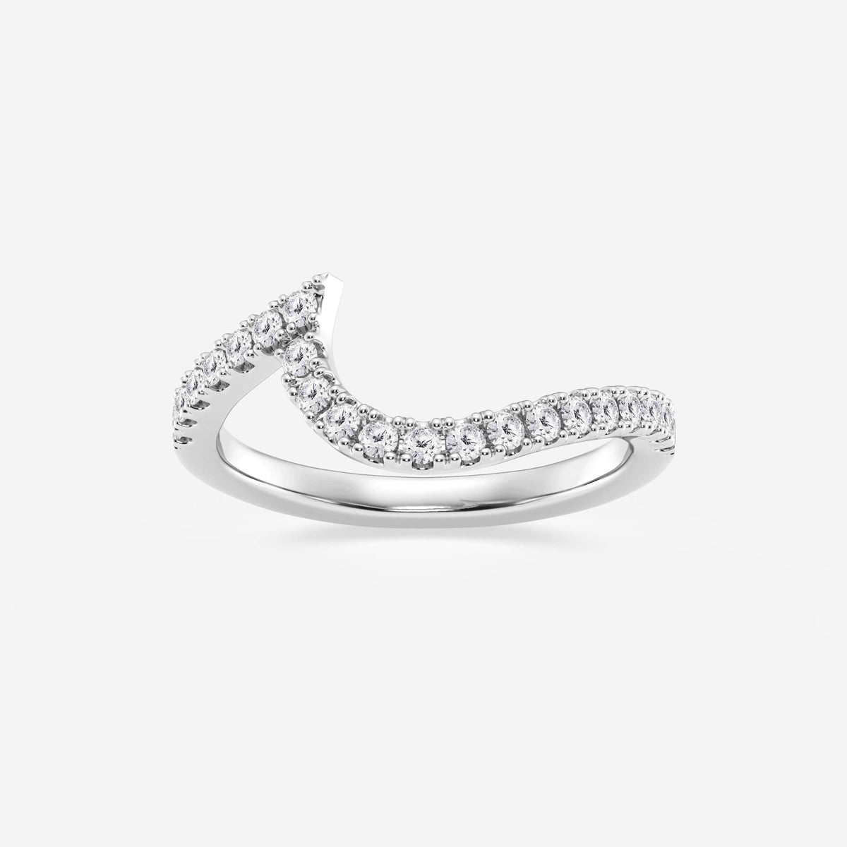 GWA166 - 1/4 ctw Round Lab Grown Diamond  Wedding Band