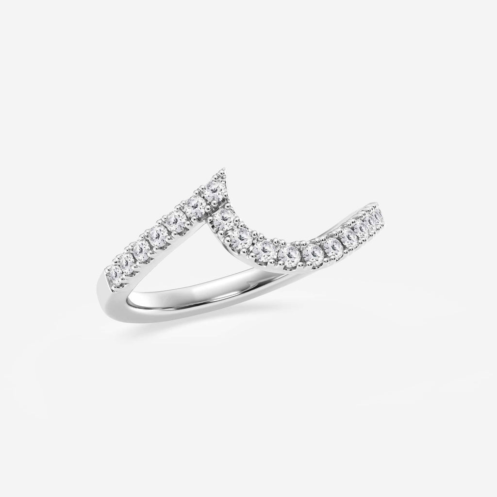 GWA166 - Additional Image 1 for  1/4 ctw Round Lab Grown Diamond  Wedding Band