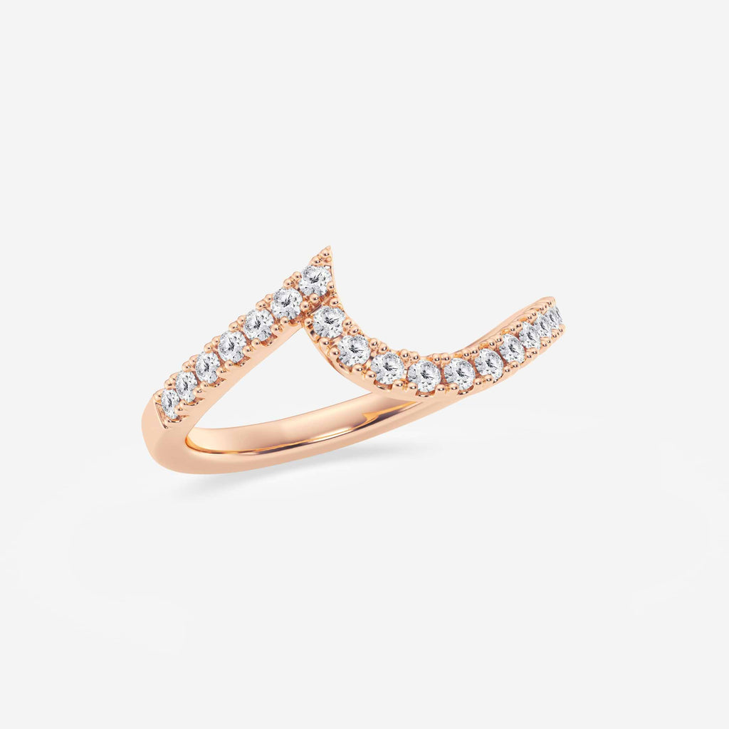 GWA166 - Additional Image 1 for  1/4 ctw Round Lab Grown Diamond  Wedding Band