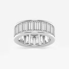 GWA168 - product video for 6 7/8 ctw Baguette Lab Grown Diamond Channel Set Eternity Band - 7.5mm Width