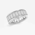 GWA168 - Additional Image 1 for  6 7/8 ctw Baguette Lab Grown Diamond Channel Set Eternity Band - 7.5mm Width