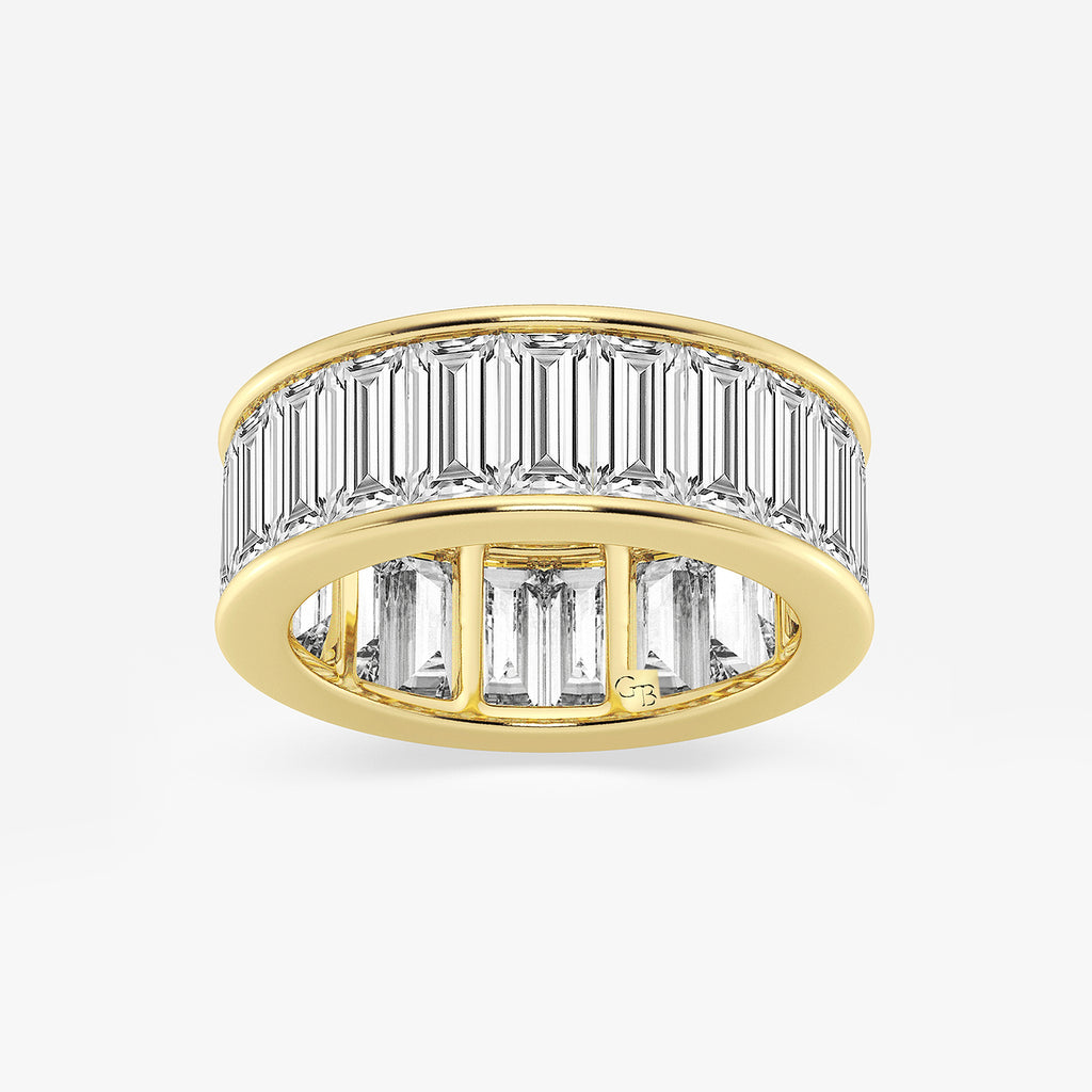 GWA168 - product video for 6 7/8 ctw Baguette Lab Grown Diamond Channel Set Eternity Band - 7.5mm Width