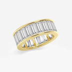 GWA168 - Additional Image 1 for  6 7/8 ctw Baguette Lab Grown Diamond Channel Set Eternity Band - 7.5mm Width