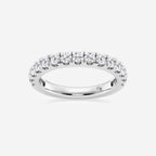 GWA169 - 3/4 ctw Round Lab Grown Diamond Prong Set Wedding Band