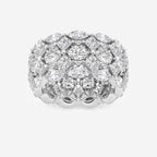 GWA170 - 7 ctw Mosaic Design Multi-Shape Lab Grown Diamond Eternity Band