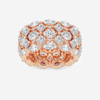 GWA170 - product video for 7 ctw Mosaic Design Multi-Shape Lab Grown Diamond Eternity Band
