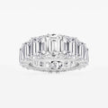GWA172 - 11 ctw Emerald Lab Grown Diamond Graduated Eternity Band