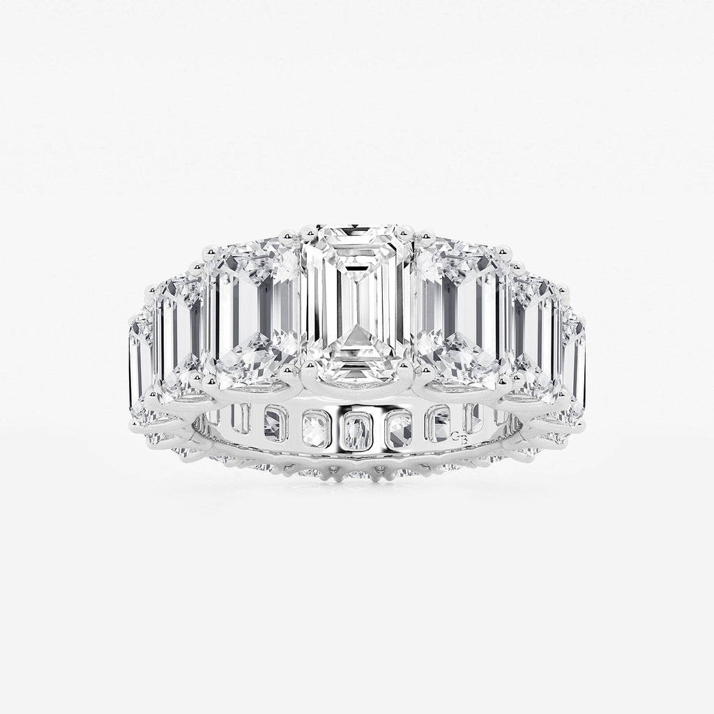 GWA172 - product video for 11 ctw Emerald Lab Grown Diamond Graduated Eternity Band