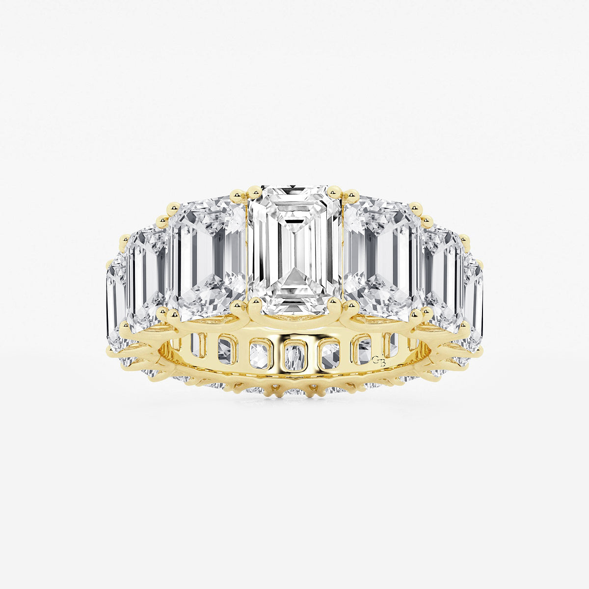 GWA172 - product video for 11 ctw Emerald Lab Grown Diamond Graduated Eternity Band