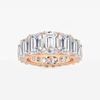 GWA172 - product video for 11 ctw Emerald Lab Grown Diamond Graduated Eternity Band