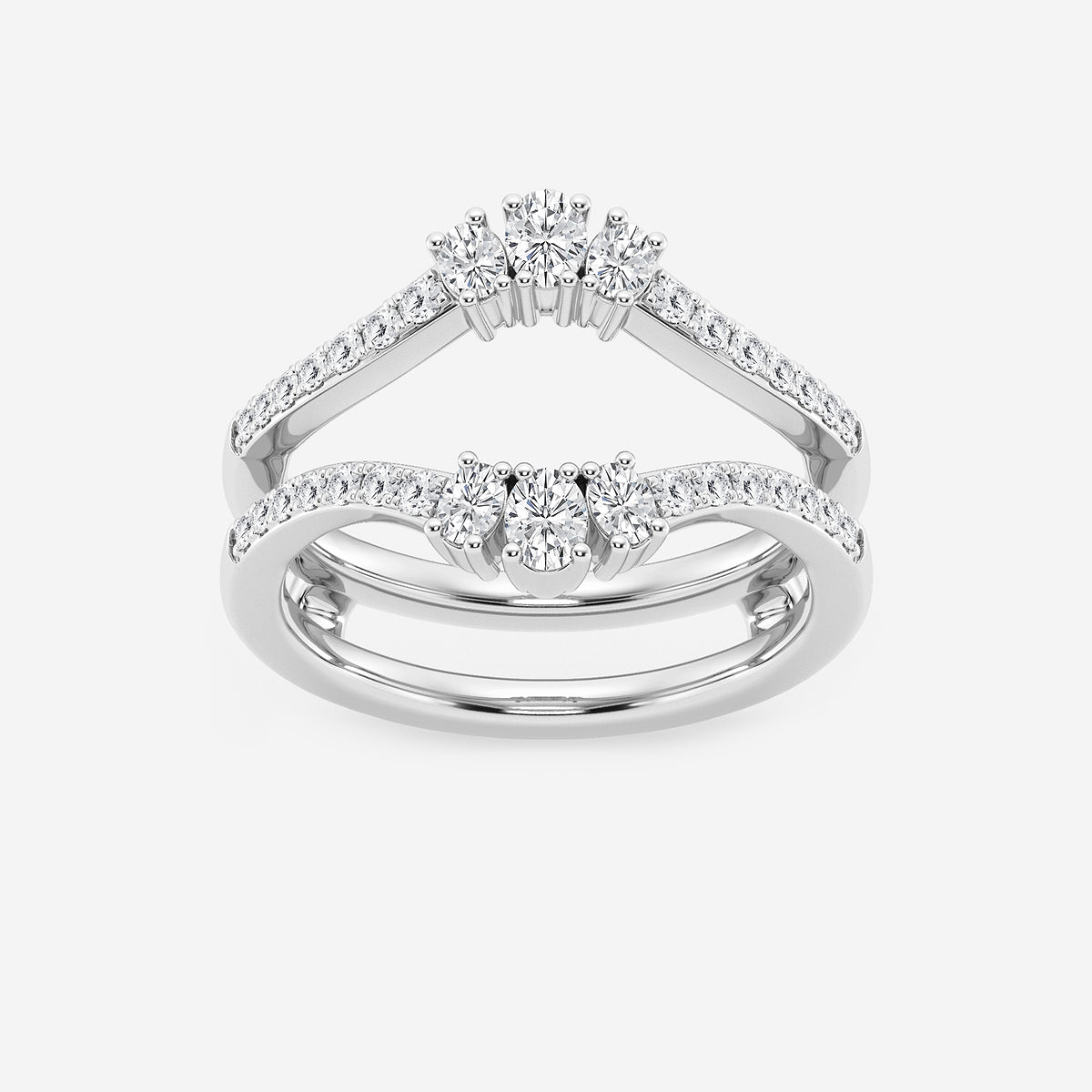 GWA173 - product video for 1/2 ctw Oval Lab Grown Diamond Ring Enhancer