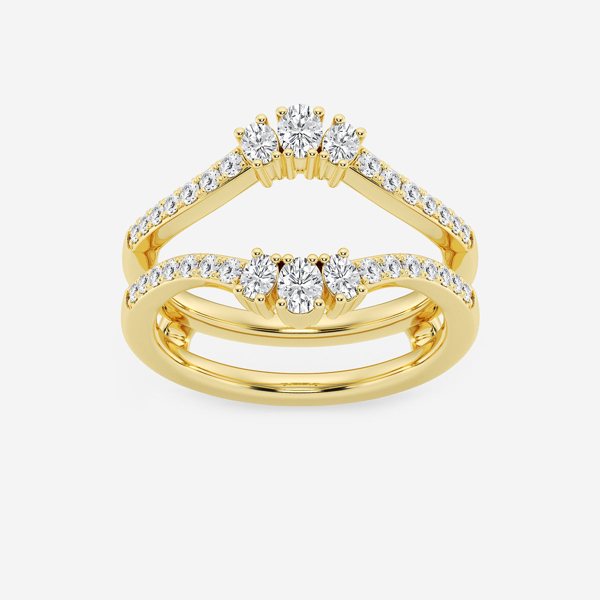 GWA173 - product video for 1/2 ctw Oval Lab Grown Diamond Ring Enhancer