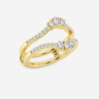 GWA173 - Additional Image 1 for  1/2 ctw Oval Lab Grown Diamond Ring Enhancer