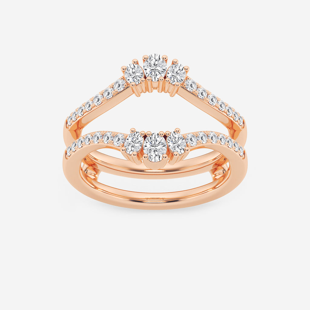 GWA173 - product video for 1/2 ctw Oval Lab Grown Diamond Ring Enhancer