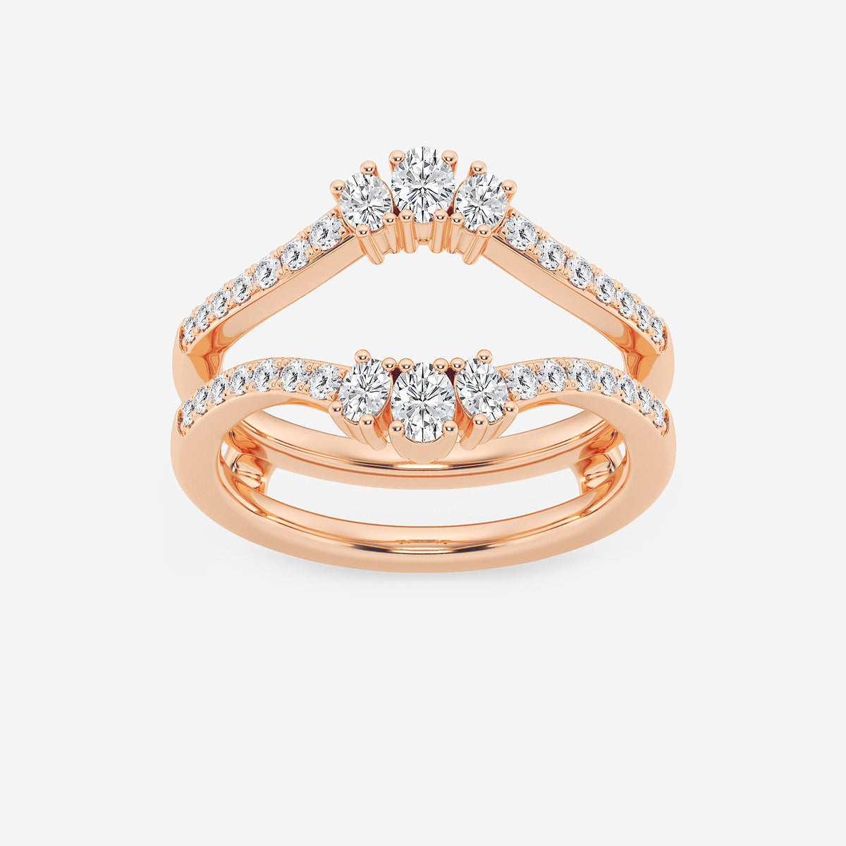 GWA173 - product video for 1/2 ctw Oval Lab Grown Diamond Ring Enhancer