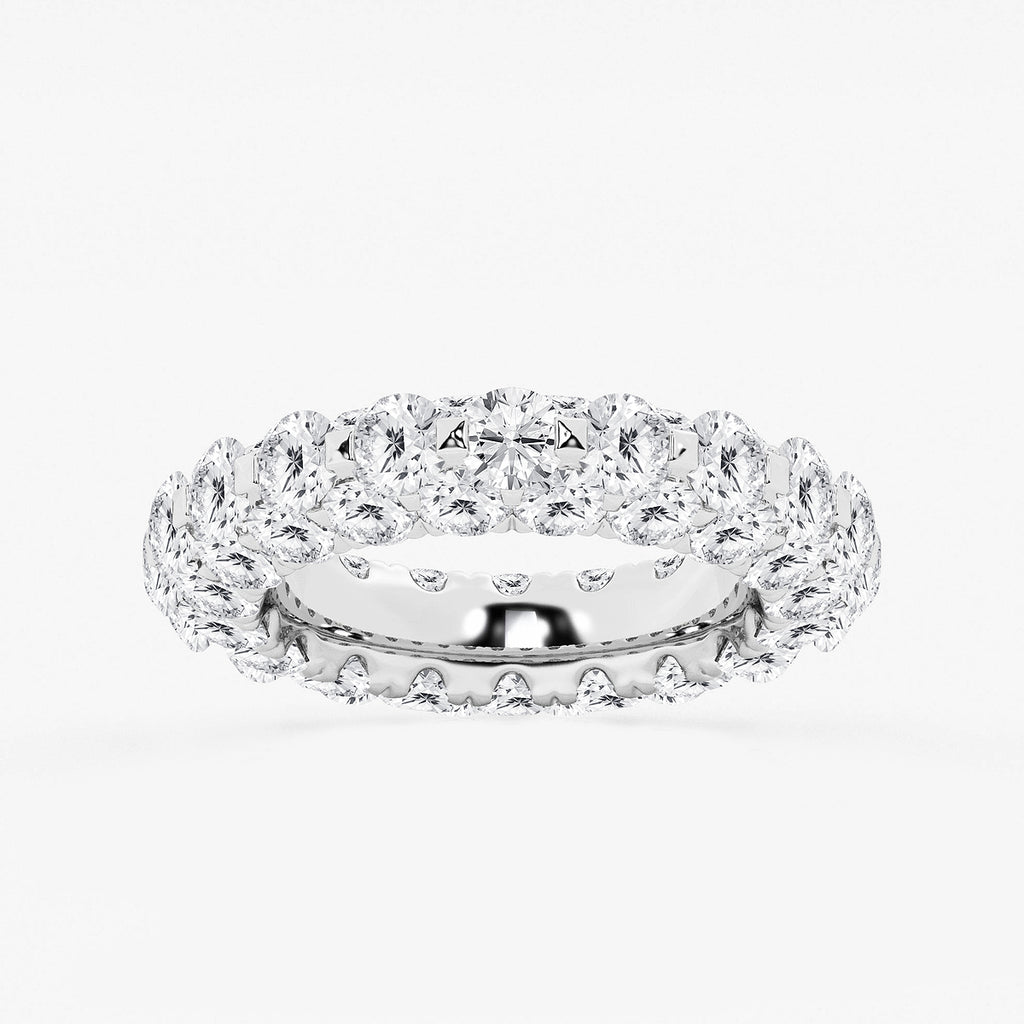 GWA174 - product video for 6 1/2 ctw Round Lab Grown Diamond Dome Eternity Band - 5mm Width