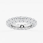 GWA174 - product video for 6 1/2 ctw Round Lab Grown Diamond Dome Eternity Band - 5mm Width