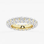 GWA174 - product video for 6 1/2 ctw Round Lab Grown Diamond Dome Eternity Band - 5mm Width