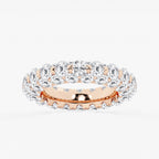 GWA174 - product video for 6 1/2 ctw Round Lab Grown Diamond Dome Eternity Band - 5mm Width