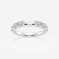 GWA175 - 1 1/5 ctw Emerald Lab Grown Diamond Wedding Band