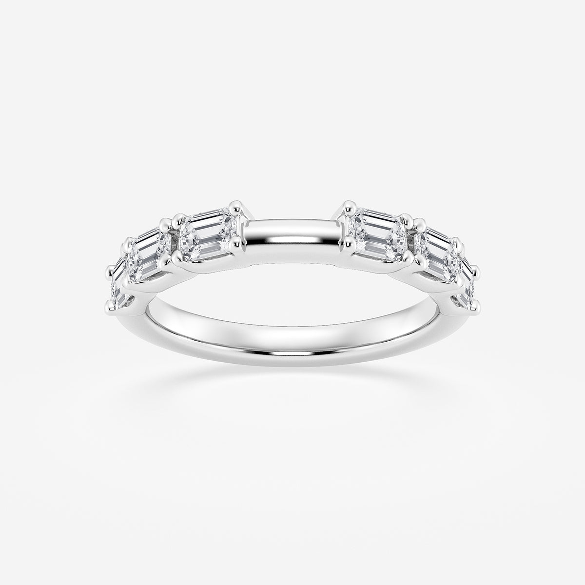 GWA175 - product video for 1 1/5 ctw Emerald Lab Grown Diamond Wedding Band